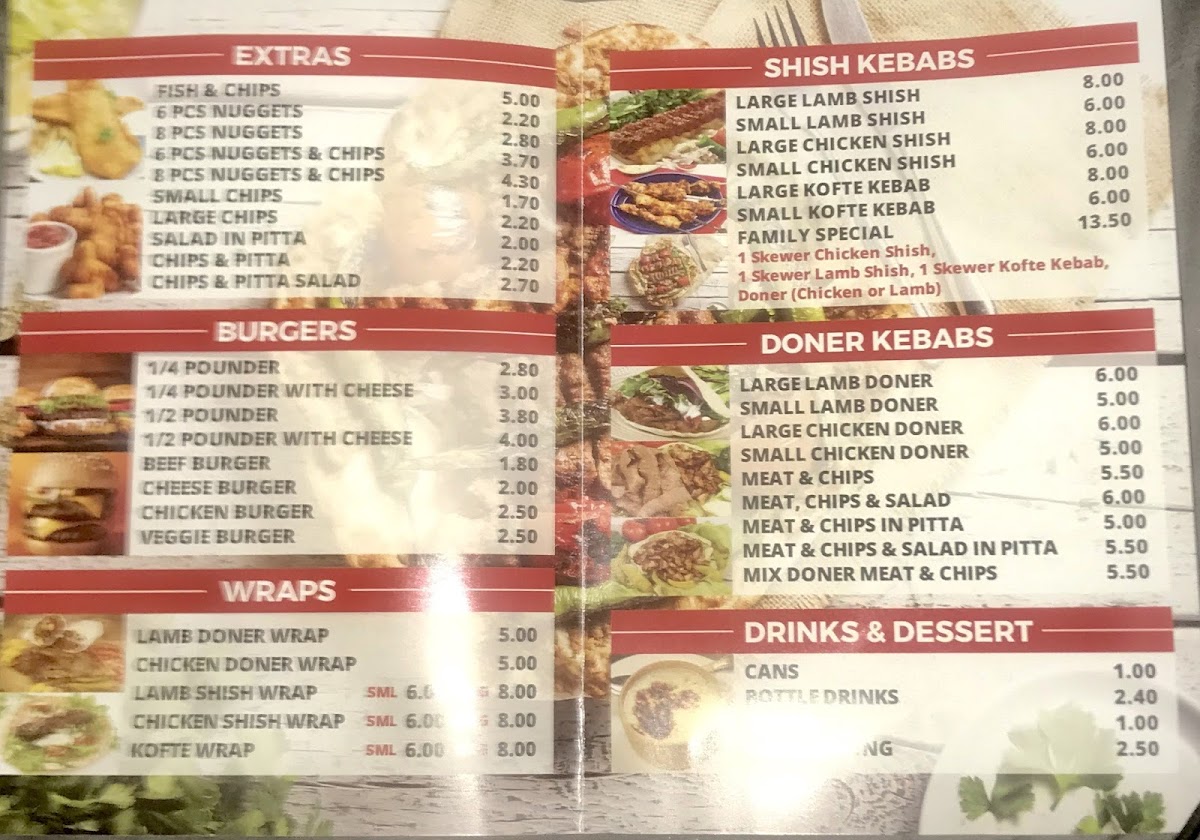 ME Kebab Menu - Image 1